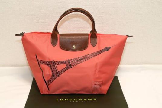 ロンシャン プリアージュ ピンク LONGCHAMP S エッフェル塔の通販 