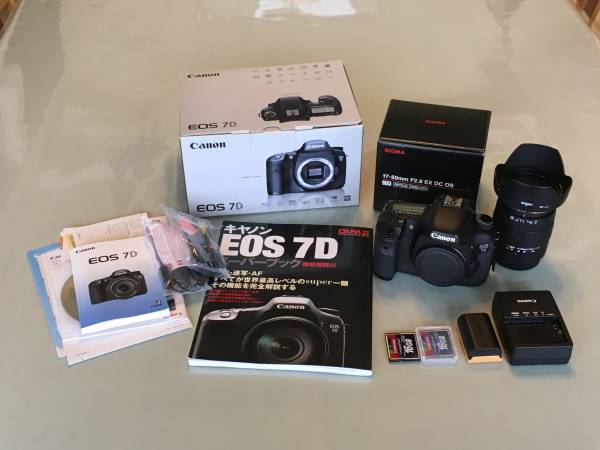 ☆キヤノン EOS 7D 美品 シグマ17－50mmレンズ おまけあり☆
