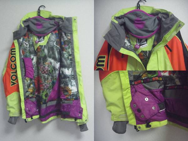 VOLCOM ボルコム ウェア 上下 セット 黄 サイズ L ボルコム上下