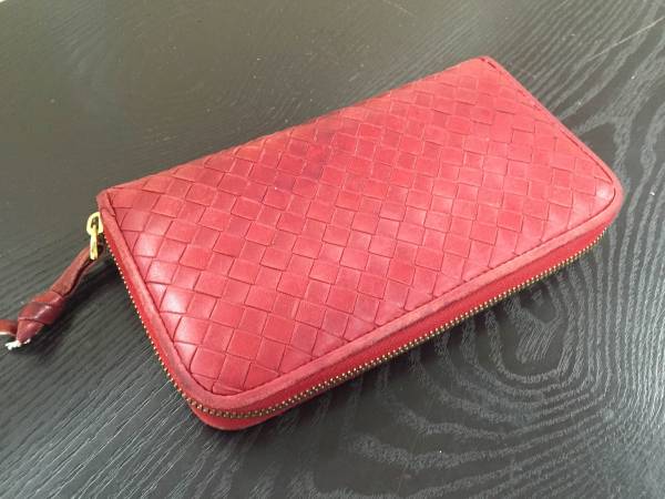 長財布 BOTTEGA ボッテガヴェネタ 財布 レッド（赤）系 VENETA 