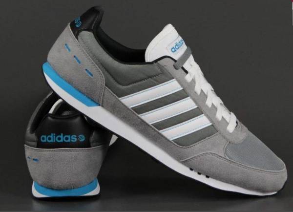 アディダス NEO CITY RACER グレー スニーカー 27cm シューズ