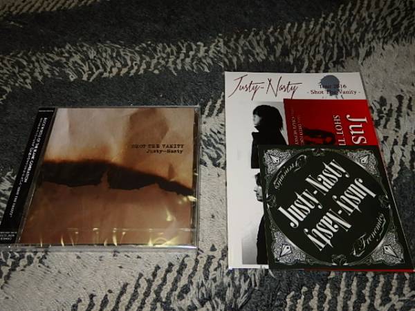 JUSTY-NASTY 新品未開封CD「SHOT THE VANITY」+ステッカー ロック