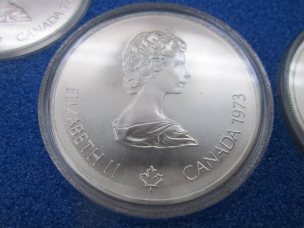KF】1976年 モントリオールオリンピック記念銀貨 4枚セット☆ KF】1976年 モントリオールオリンピック記念銀貨 4枚セット☆