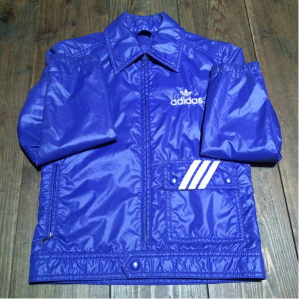 80's adidas アディダス ライダース型 ナイロンジャケット レア
