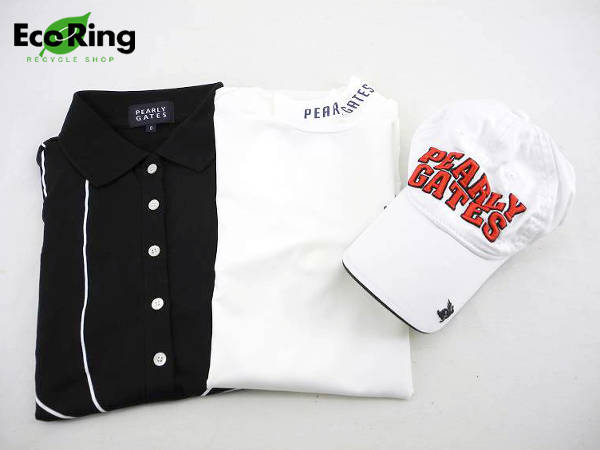 1円 美品 パーリーゲイツ ポロシャツ 帽子 計3点セット BN448