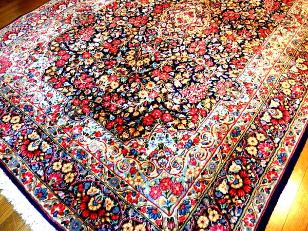 ペルシャ絨毯 ケルマン産 305cm×199cm 清潔水洗い済み_2