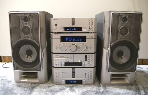 実働美品！ SONY Hi-Fiオーディオ MDコンポ pixy DHC-MD919