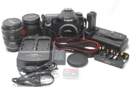 Canon キヤノン EOS 40D ダブルレンズ！バッテリーグリップ 家電、AV