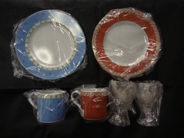 ウェッジウッド WEDGWODD　ペアマグカップ＆グラス　皿