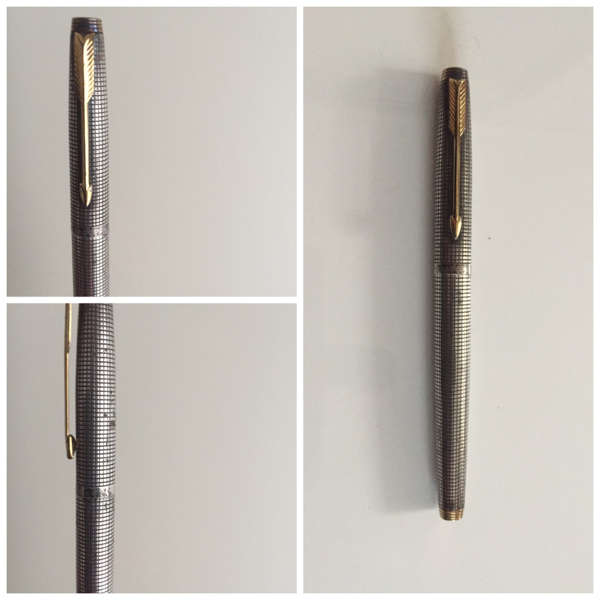 パーカー 万年筆 PARKER STERLING 14K 1円スタート CAP&BARREL