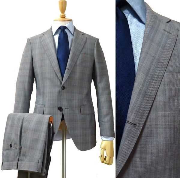 [スーツセレクト] A5 クラシカルモダンスーツ グレーチェック