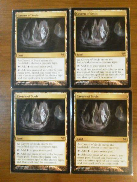 MTG 魂の洞窟 英語版 4枚セット MTG 魂の洞窟 ⁄ Cavern of Souls 4枚