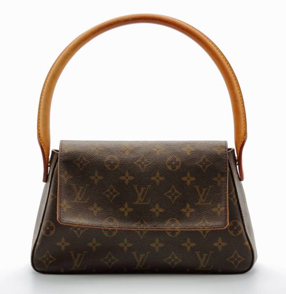 本物 ヴィトン モノグラム ミニルーピング バッグ 美品