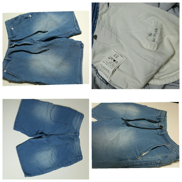 新品☆EDIFICEインディゴスウェットSHORTS14，040☆AKM