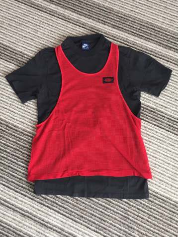 ナイキ　エアジョーダンタンクトップ　80's NIKE タンクトップ JORDAN ナイキ 紺タグ ジョーダン USA製 80s ゲーム