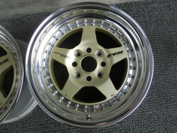 美品!】WORK マイスター CR01 15インチホイール PCD114.3 2本