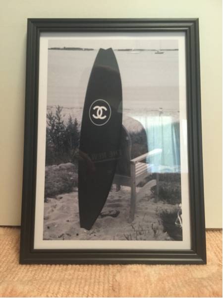 額装済みシャネルパロディーアートポスター6