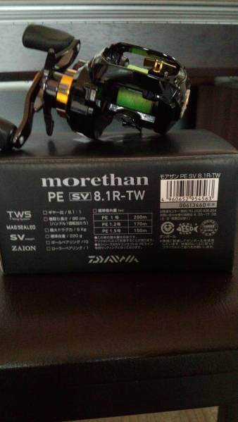 モアザン MORETHAN PE SV 8.1R-TW ダイワ ベイトリール 【公式通販】