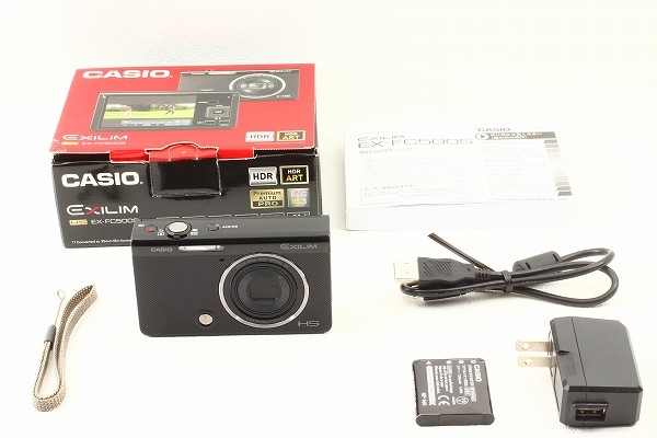極上品◆CASIOカシオ EXILIM EX-FC500S HIGH SPEED◆元箱/1412 極上品◇CASIO カシオ EXILIM EX-FC500S HIGH SPEED◇コンデジ &frasl;A2038