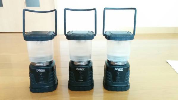 美品ジェントスLEDランタン　EX777XP 三個セット_1
