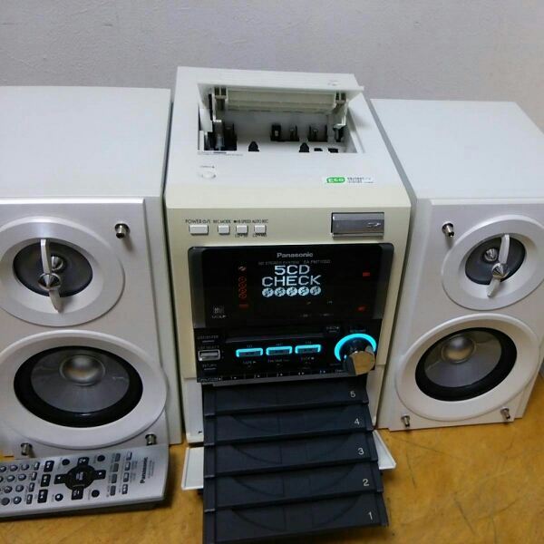 コンパクト ◇Victor NS-X77WMD CD・2MDコンパクトコンポ（S） リモ付