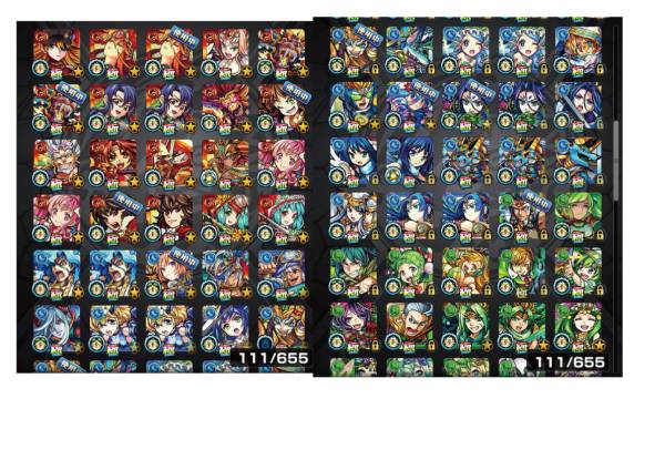 モンスト引退アカウント　ダルタニャン　ガチャ111体　超絶運極