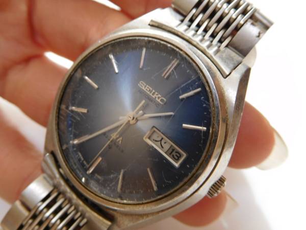 1円～used セイコー 自動巻 風防キズ汚れ有 動作確認済(J-E84)