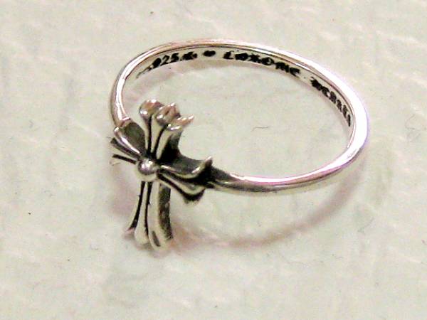 クロムハーツ 正規品 バブルガムクロスリング１０号