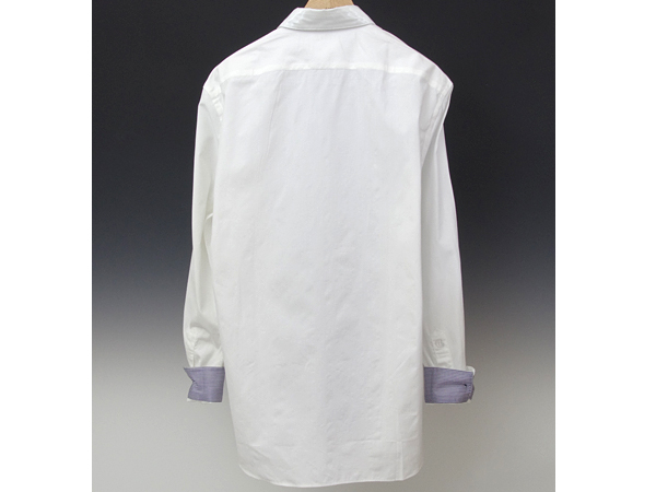 日本製LANVIN en Bleu(ランバンオンブルー)長袖シャツ48