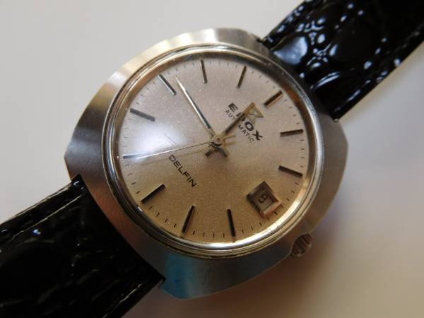 1円～used エドックス 自動巻 風防キズ有 動作確認済(G-E70)