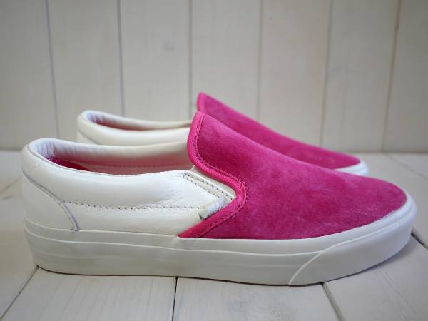 シーズン到来! 新品 VANS Classic CA スリッポン ピンク US8