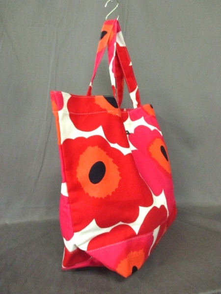 トートバッグ marimekko marimekko(マリメッコ) マリメッコ 白×レッド 