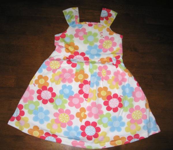 新品ミキハウス★可愛いうさこワンピース１００cm★お花xうさこ