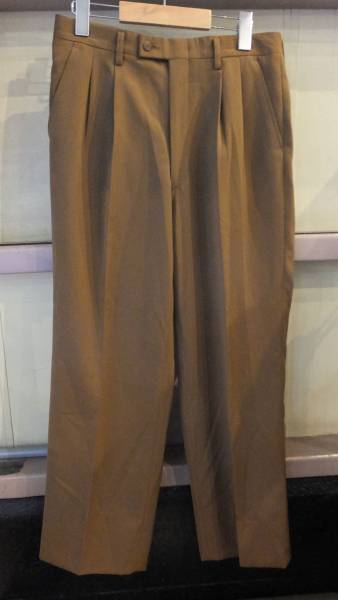 15SS/BALENCIAGA/バレンシアガ センタープリーツパンツOD/W79