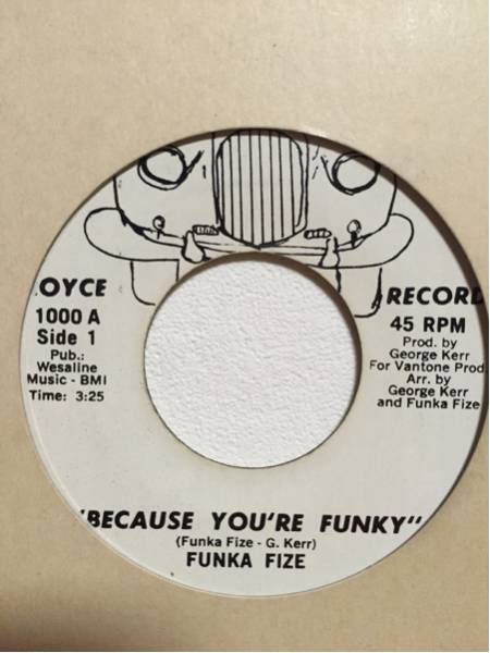 FUNKA FIZE BECAUSE YOU'RE FUNKY オリジナルdjshadow deep funk