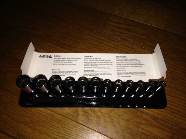 Snap-on スナップオン ディープソケットセット 212ＳＦＳＭＹ