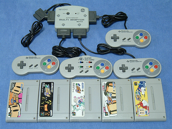 ＳＦＣ　ボンバーマン1～５　＋　マルチタップ　一式！