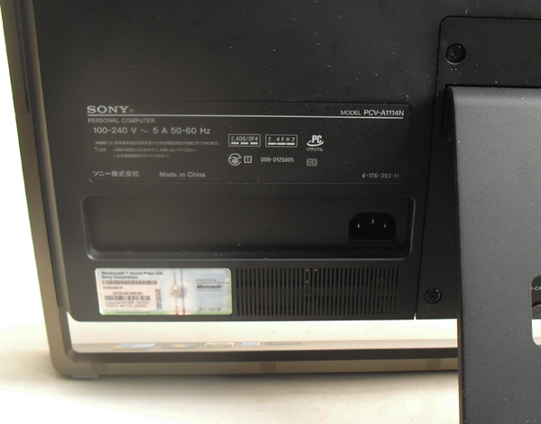 VAIO VPCL118FJ Win7 HD 1TB RAM 8GB Blu-ray 地デジ Office 【公式通販】