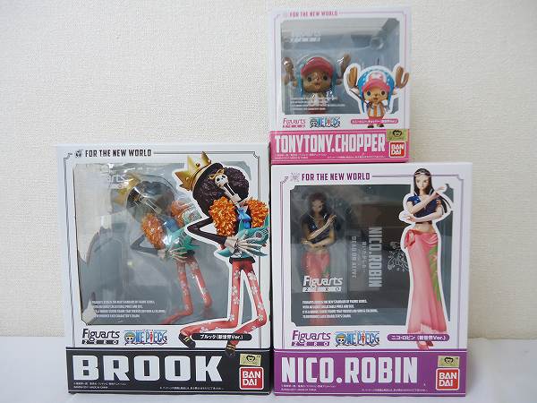 未開封 フィギュアーツZERO ONE PIECE ロビン 新世界Ver他[梱0.2