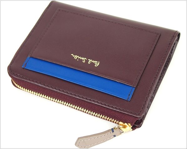 新品 ポールスミス レザーカードケース 定価13000円 605600