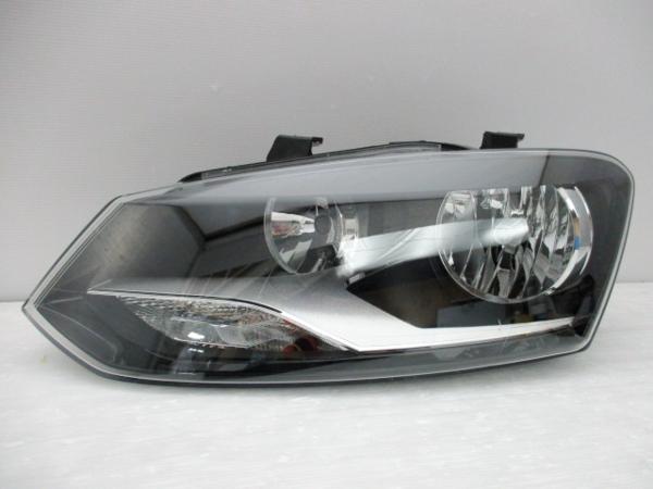ワーゲン ポロ 6R 純正 左 ヘッドライト ハロゲン (n086576) 即決 VW ポロ