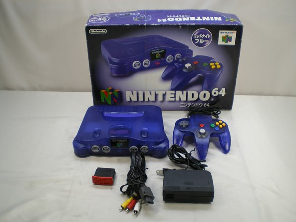 ニンテンドー64 ミッドナイトブルー拡張パック付 動作確認済