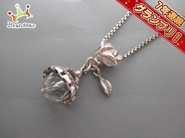 ジェムキングダム ネックレス 美品 シルバー シルバー×クリア