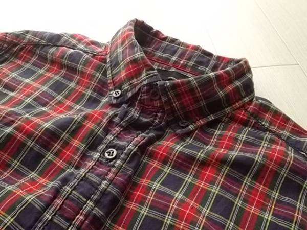 春夏秋◎マドラスチェック◎フリークスストア◎七分丈シャツ