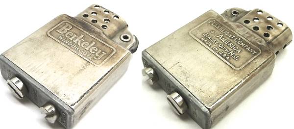 1940年代ハイポリッシュBERKELEYフリップトップオイルライター