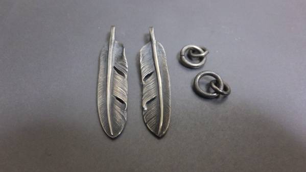 goros ゴローズ 中フェザー(左右)old　マルカン付き