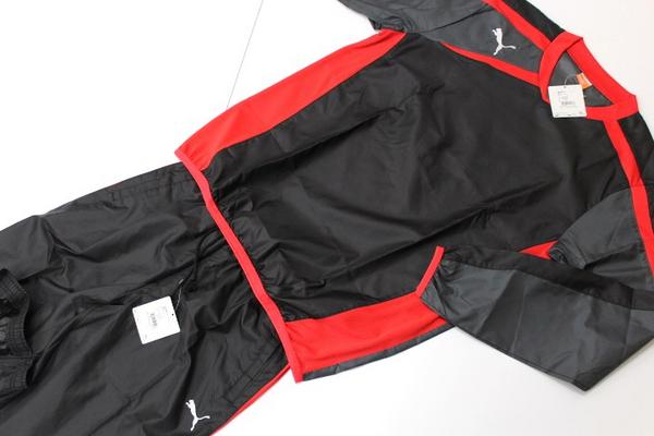 ★PUMA ウインドブレーカー 上下セット黒[SET653658-0101-O]五