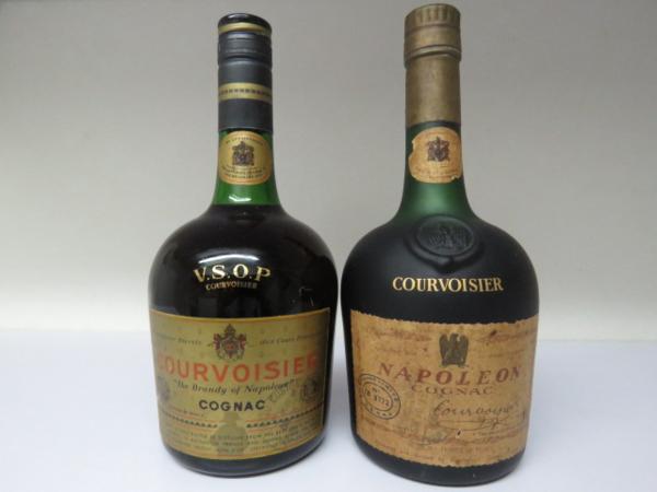 【未開栓】COURVOISIER NAPOLEON 2本　VSOP 1本 セット 1円!□ブランデー 2本セット□COURVOISIER VSOP・ナポレオン y未開栓