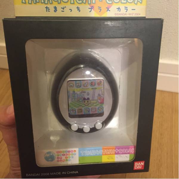 新品未開封 バンダイ たまごっち プラスカラー ブラック