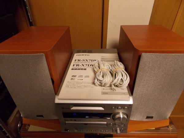 ONKYO FR-N7TX CD⁄MDコンポ リモコン・取扱説明書付 ONKYO CD⁄MD